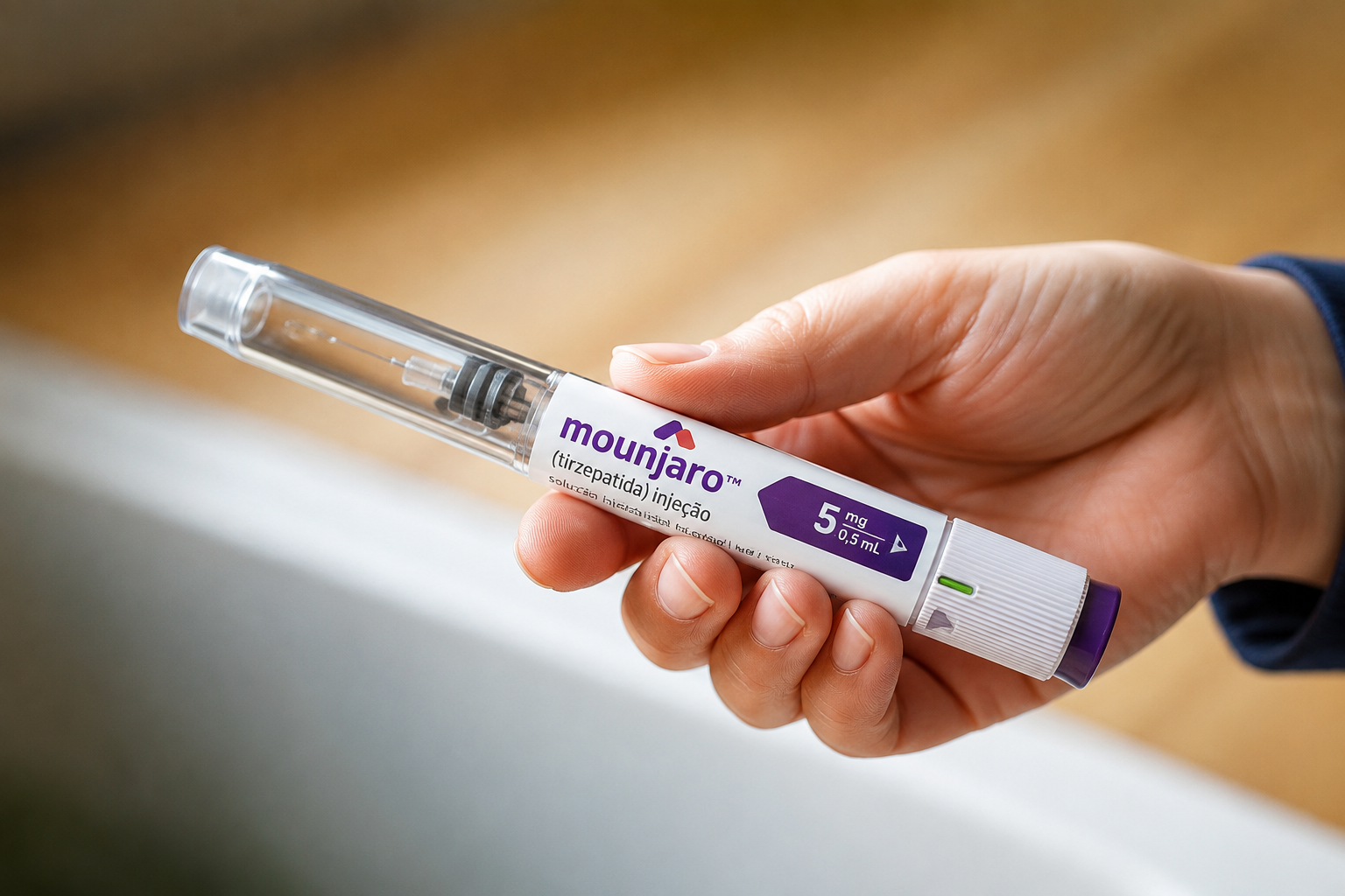 Mounjaro (tirzepatida) - caneta injetora do medicamento